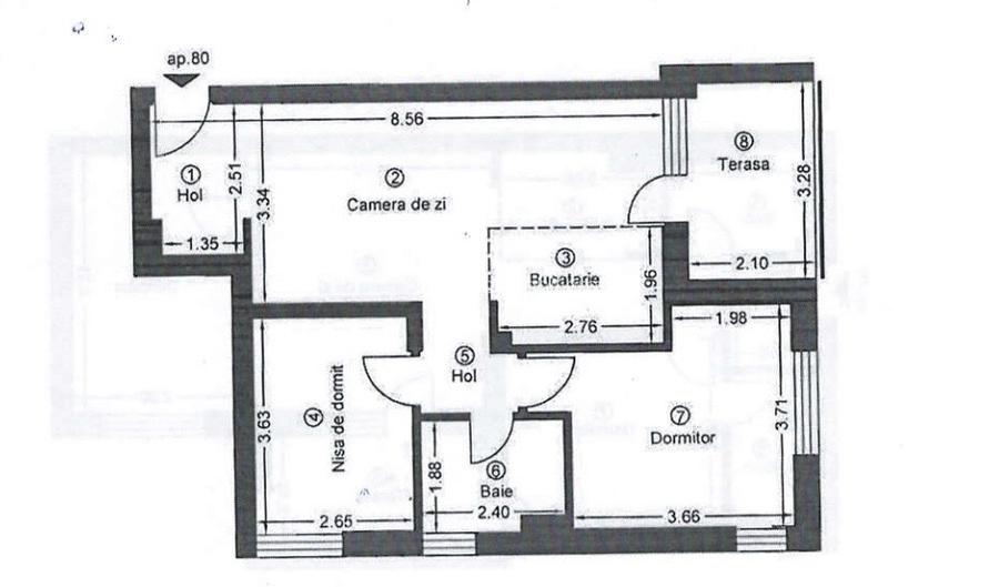 Apartament de top, 3 camere, 59 mp utili - Zona de Nord - 13