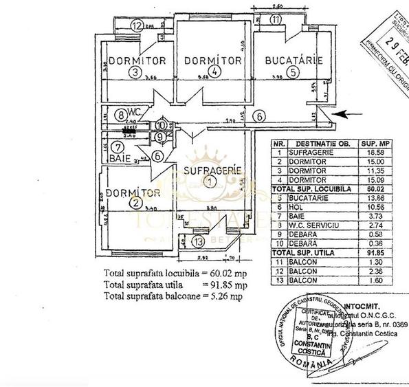 Vanzare apartament 4 camere Bld. Unirii - Fantani, Bucuresti - 1