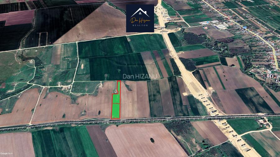 Teren 1,5 ha Domnești lângă Autostrada A0 - 3