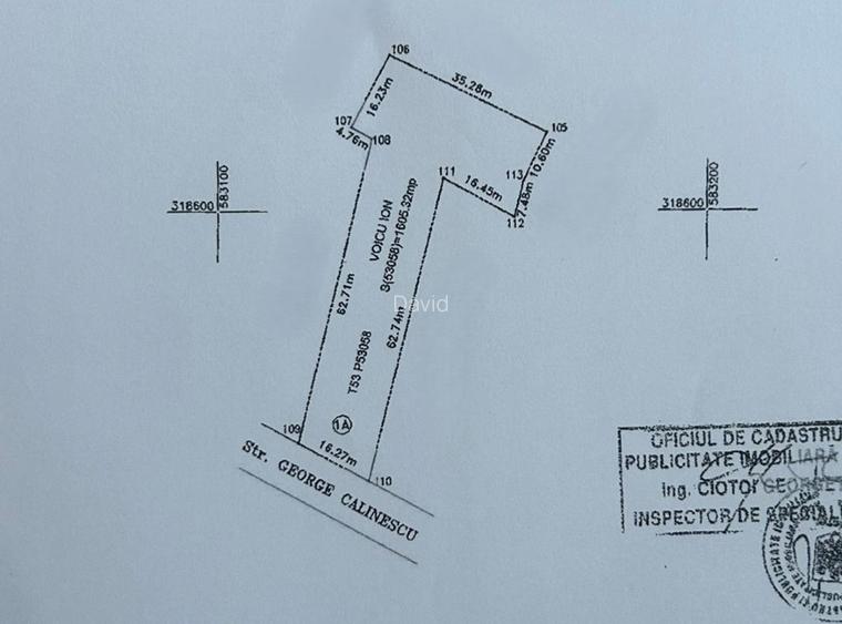 Teren Magurele (poeti) - Str George Calinescu (intre case) 1605 mp - 9