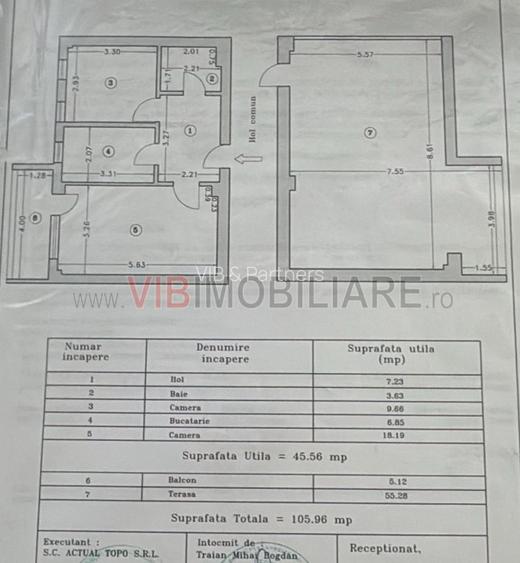 Trend Residence /Cheiul Dambovitei  - 2 camere cu terasa de 50mp/cu parcare - 16