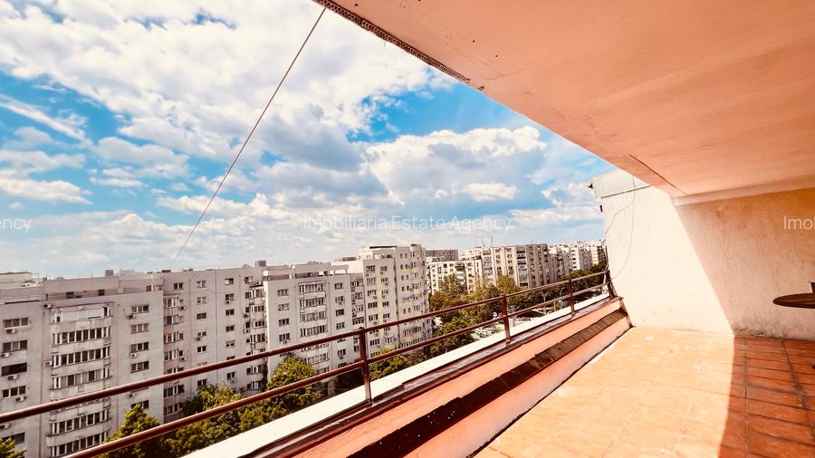Garsoniera Muncii, stradal, 5 minute de metrou, terasa 20 mp, mobilată modern - 8