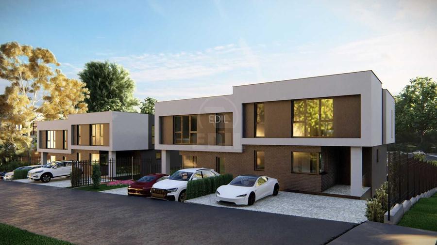 Duplex 4 camere, 180mp + demisol open-space, 280 mp teren, Narciselor, Florești - 12