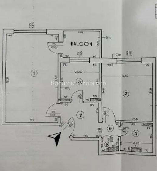 Apartament 2camere,Nicolae Grigorescu,Metrou,et.4/8,DECOMANDAT,balcon,AC,mobilat - 8