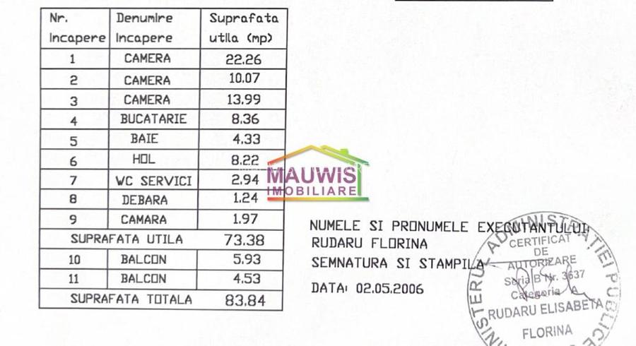 Vand apartament cu 3 camere in zona Romprim - Delta Vacaresti - 7