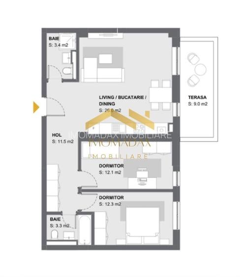 Aradului-3 Camere-Centrala Proprie - 10
