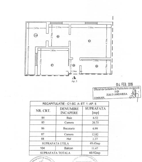 Apartament 2 camere 61 mp, etaj 1, terasa, parcare, boxa, Bucium/Visan - 15