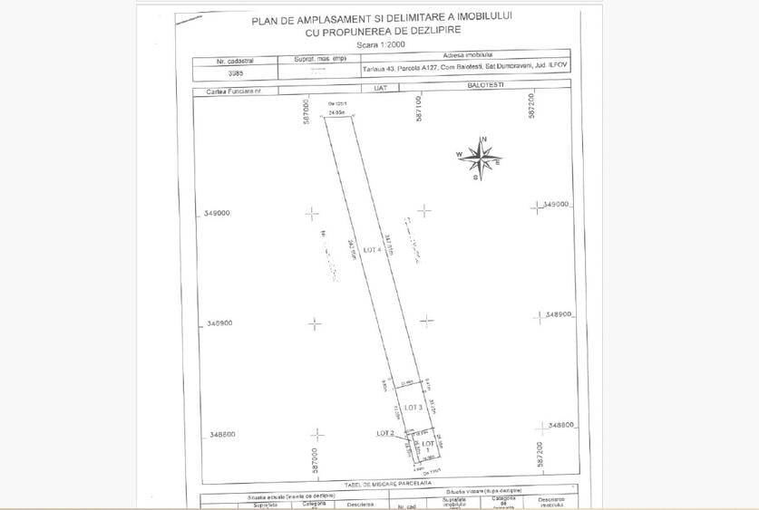 Oportunitate vanzare teren sat Dumbrăveni -Balotesti-, jud Ilfov  - 2