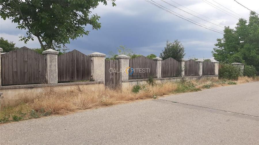 Teren Stefanesti 700 mp, deschidere 20 m, plan, ingradit - 3