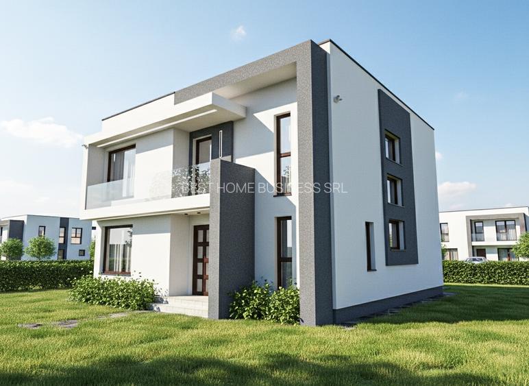 Ansamblu 15 case, vedere lac, zona Lebada, Sos Cernica, Pantelimon - 5