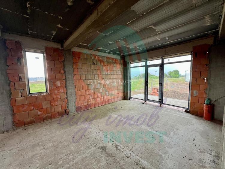 Casă la roșu P+1 | Teren 1750 mp | Dobreni-Giurgiu | Zonă liniștită - 4
