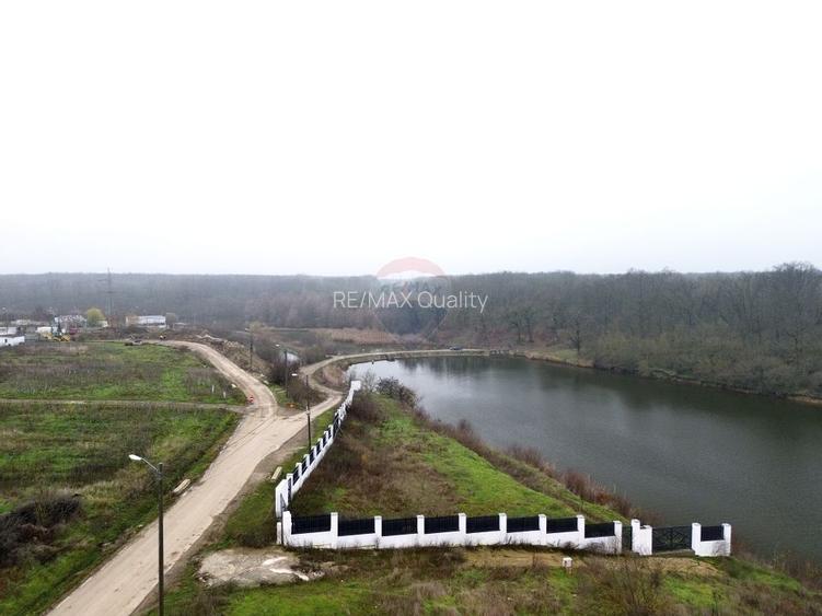 Teren intravilan de vanzare cu deschidere la lac, Branesti - 7