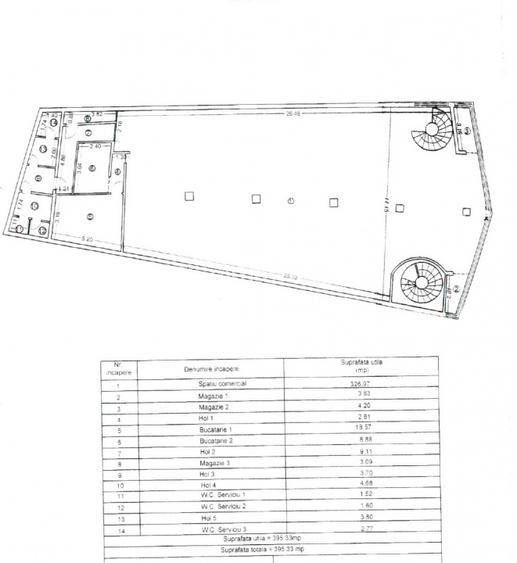 Ultracentral , spațiu comercial , 396 mp. - 3