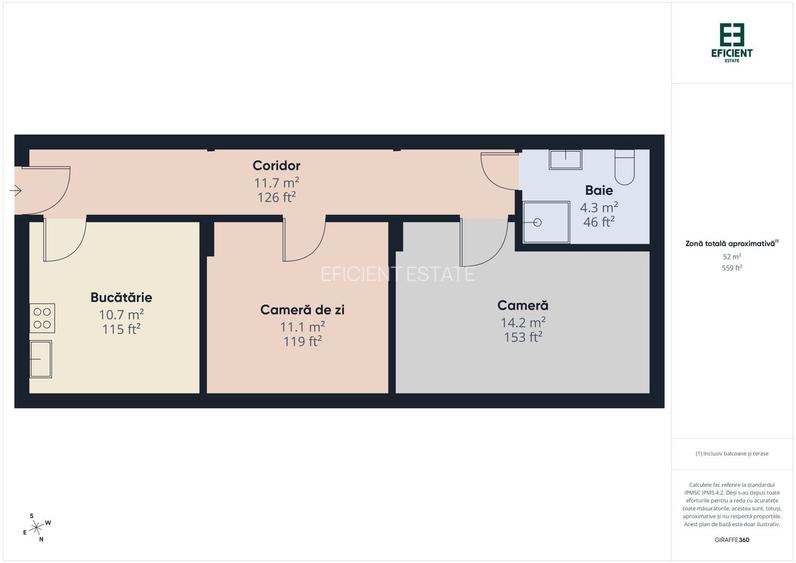 De închiriat Apartament 2 camere Mansardă – zona Aradului, Timișoara - 12