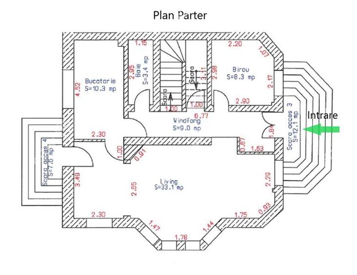 Casa individuala 5 camere 2 bai 290 mp teren zona Ion Ratiu Selimbar - 9