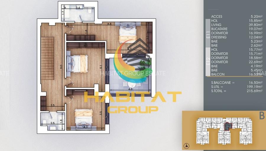 Titan 5 camere tip duplex 215 mp la 8 minute metrou N.Teclu - 3