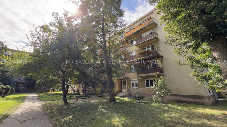 Apartament 2 camere Etaj II Carei - B-dul 25 Oct. Zona Monument - Comision 0% - 9