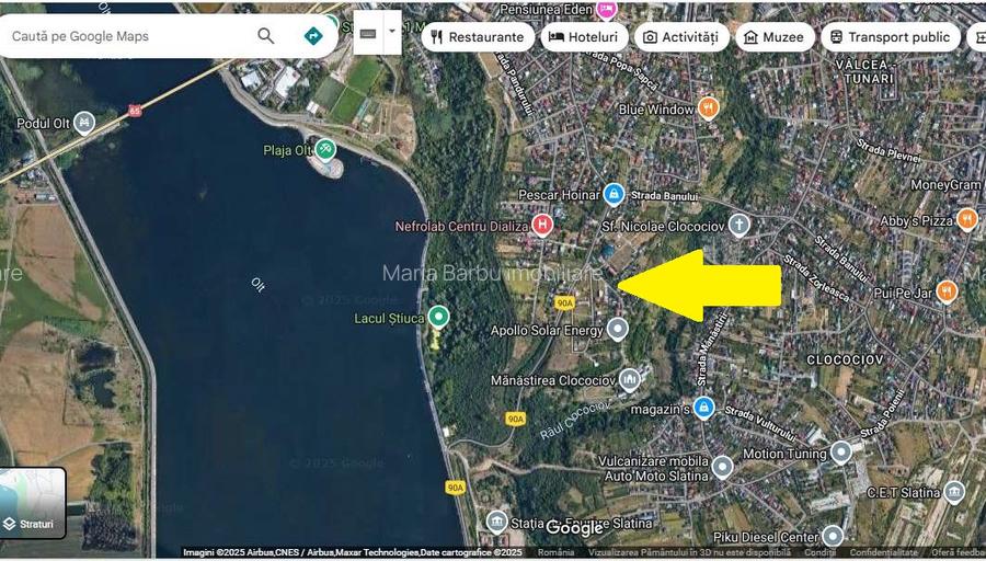 1538 mp. teren intravilan, Deschidere - 36 m, str. Manastirea Clocociov - 4