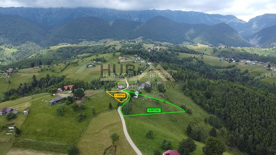 Teren Moieciu zona Pestera | Utilitati | 4.807 mp - 2