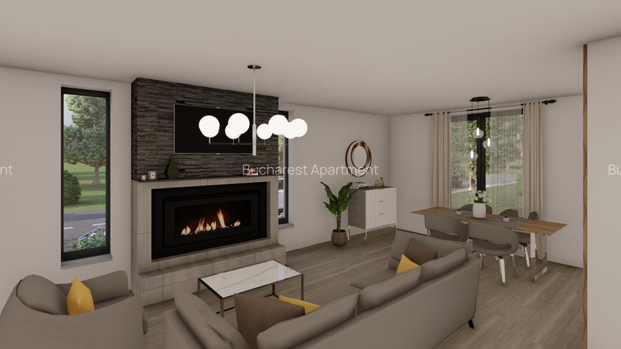 Teren Balotesti Nord Bucharest lot 440 mp cu proiect casa P+1. Investitie. - 7