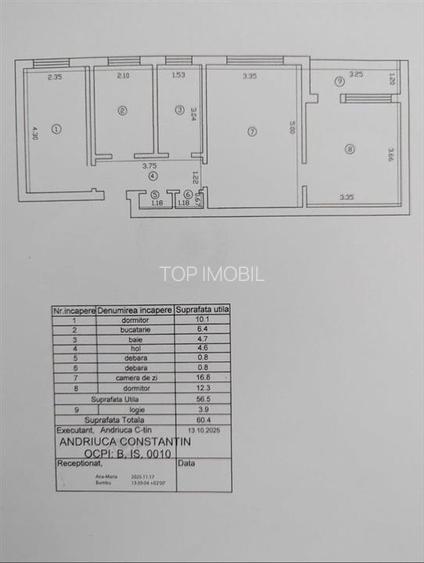 Apartament 3 camere, Podu Ros - Cantemir FARA RISC - 8