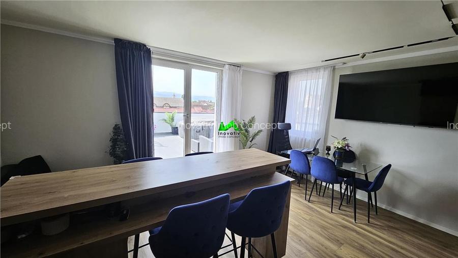 Penthouse de inchiriat 2 camere jacuzzi Sibiu Turnisor - 2