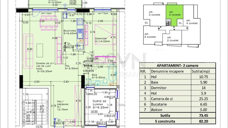 REA1023900 Apartament 2 camere de vanzare Aviatiei - 12