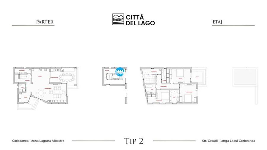 Persoana fizica de vanzare doua VILE DE LUX cu vedere la lac CORBEANCA - 5