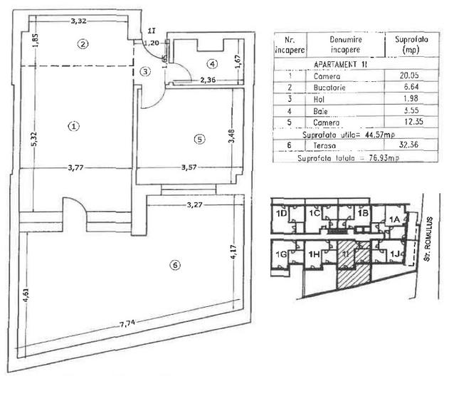 Apartament 2 camere cu terasă si loc de parcare, Bloc Nou Ultracentral București - 13