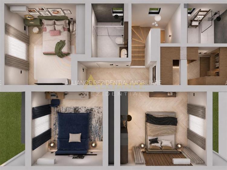 Casa Individuala - 4 camere - 3 bai - 355mp teren - 34