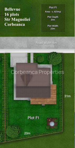 Teren cu vedere la Padure, rate 2-3 ani, 621mp, in zona Paradisul Verde - 2