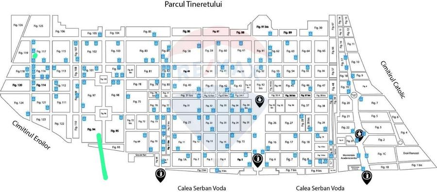 Loc de veci cu 6 locuri in cimitirul Bellu Aleea artistilor - 2