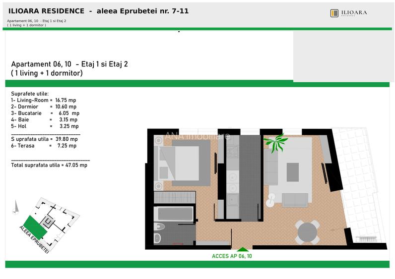2 camere în proiect boutique, 47 mp utili, Sector 3, comision 0% - 2