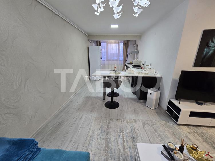 Apartament 3 camere de vanzare decomandat mobilat utilat Tilisca Sibiu - 12