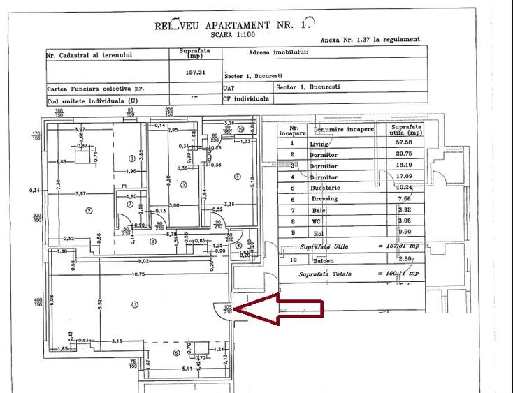 Apartament 4 camere - Petrom City | 160 mp, bloc nou - 14