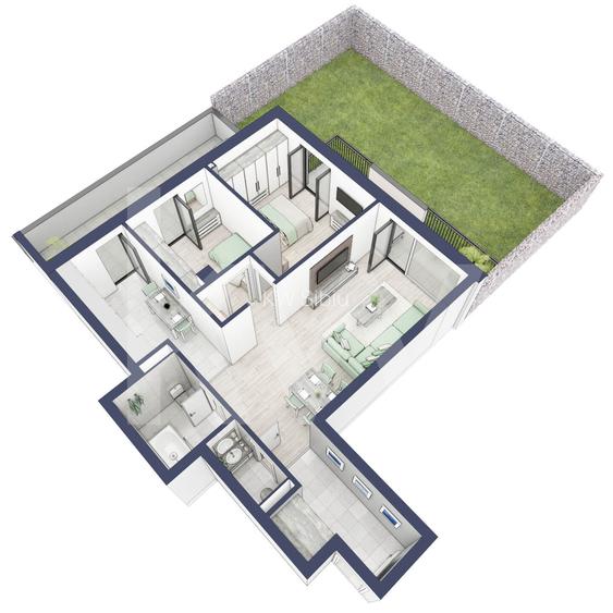 Apartament 3 camere, Parter, intabulare vara 2026 - 4