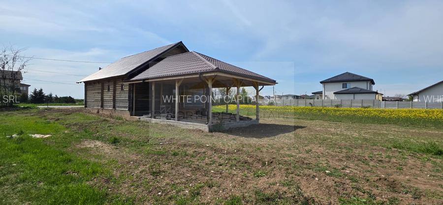 Cabana de vânzare din lemn masiv Mihăilești | 500 mp teren -Potențial investiție - 3