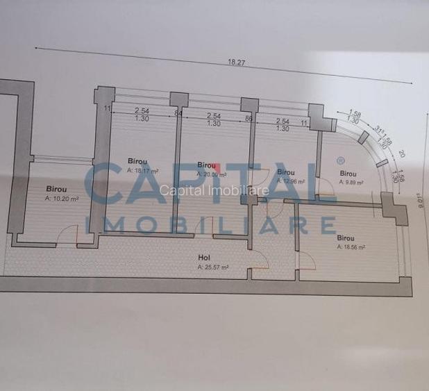 Spatiu birouri de inchiriat, Piata 1 Mai, demisol + parter, Comision 0% - 3