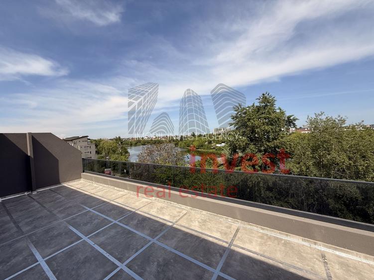 Apartament 3 camere de vanzare Pipera in bloc cu vedere la lac - 21