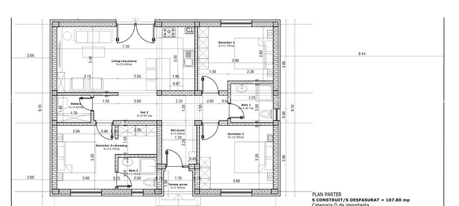 FARA COMISIOANE casa cu 4 camere 2 bai pe 400mp regim P+pod si terasa la cheie - 18