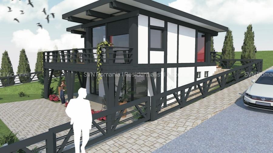 REV2004788 Vila 5 camere HUF Haus Balotesti vedere lac - 9