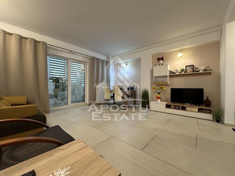 Apartament cu o camera mobilat si utilat la parter in Giroc la asfalt. - 2