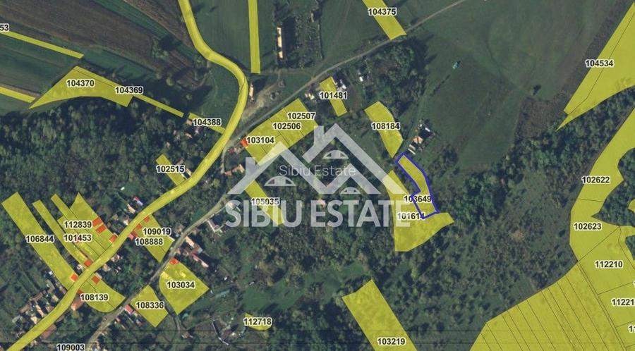 Teren constructii casa/cabana 5271 mp Valea Hrtibaciului Nucet - 3