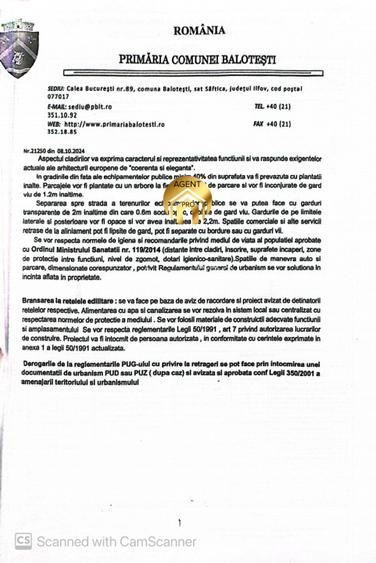 4 X Loturi Teren Intravilan in Saftica – Balotesti |  100m de DN1 - 11