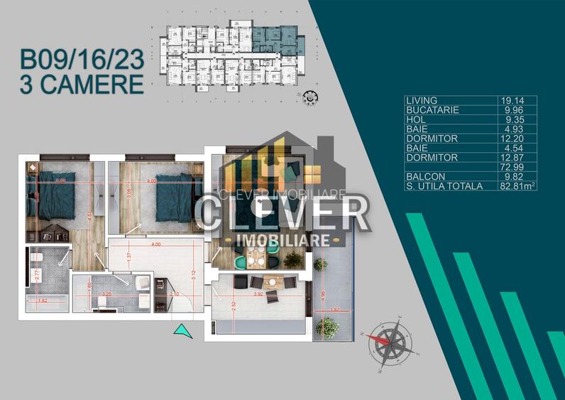 Theodor Pallady Apartament 3 Camere Premium Metrou Teclu - 1