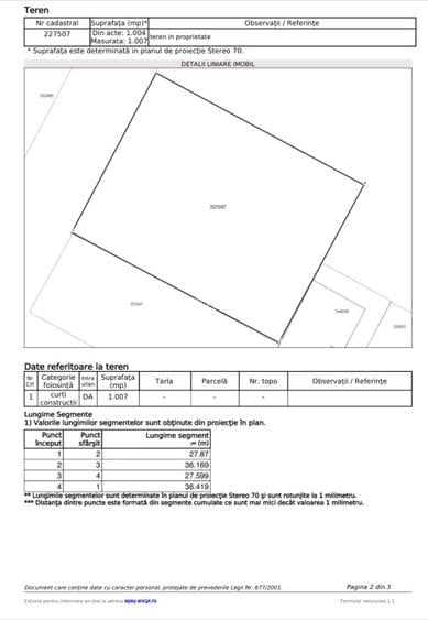 Teren unic 1000mp, Bucurestii Noi I 28m deschidere,aproape de parc si metrou - 8