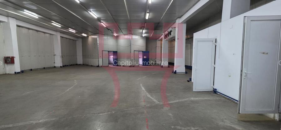 Hala  industriala cu frig sau fara 405m 185mp birouri Someseni 5.1ml H - 5