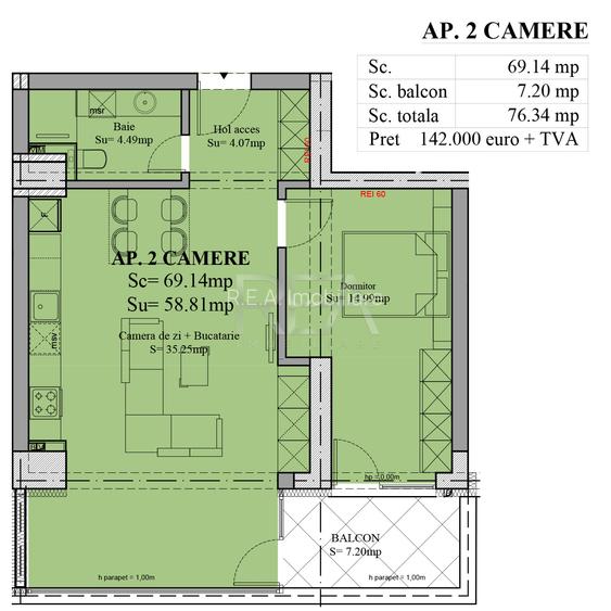 2 camere - Sebastian - Predare in 2027 - 2