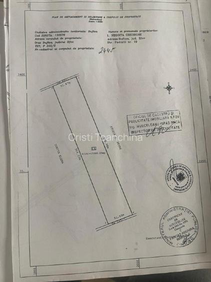 De vanzare teren Tamas, intravilan 15.900 mp. Potential crestere exceptional!!! - 4