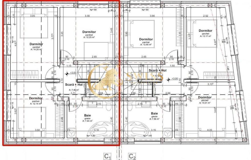 Duplex cu 4 camere | 2 garaje | Dambul Rotund | 7min Rivus Mall | Comision 0 - 9